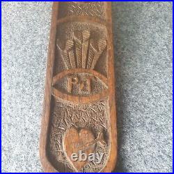 Early 19th Century Large Welsh Double love spoon' Rare