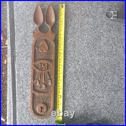 Early 19th Century Large Welsh Double love spoon' Rare