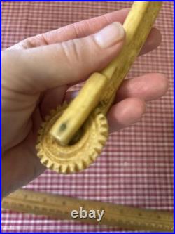 Early 19th Century Sailor Made Pie Crimper, Rare Double Ended Example, Well Made