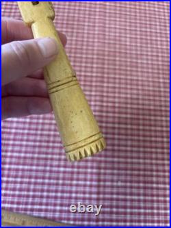 Early 19th Century Sailor Made Pie Crimper, Rare Double Ended Example, Well Made