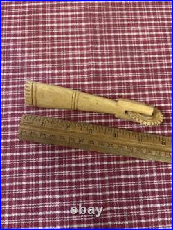 Early 19th Century Sailor Made Pie Crimper, Rare Double Ended Example, Well Made