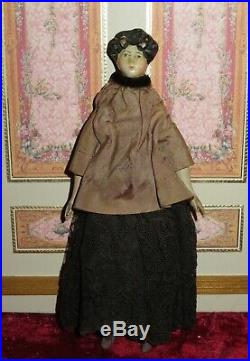 Early 7 Milliner's Model Doll With Rare Head In All Original Presentation