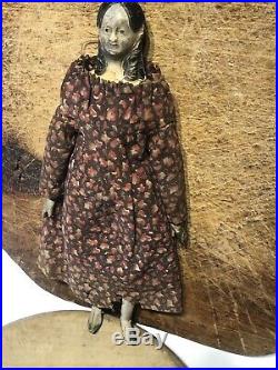 Early Antique 7 German Milliners Model Doll Original Dress Rare Hairdo NM