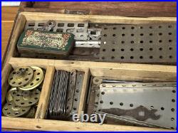 Early Antique Rare Boxed Meccano Set With Instruction Manual