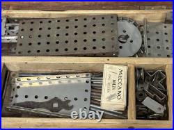 Early Antique Rare Boxed Meccano Set With Instruction Manual