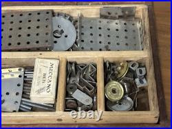 Early Antique Rare Boxed Meccano Set With Instruction Manual