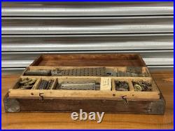 Early Antique Rare Boxed Meccano Set With Instruction Manual