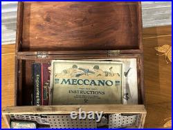 Early Antique Rare Boxed Meccano Set With Instruction Manual