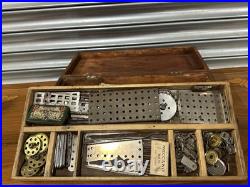 Early Antique Rare Boxed Meccano Set With Instruction Manual