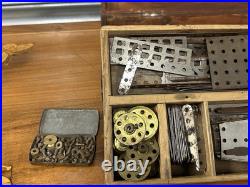 Early Antique Rare Boxed Meccano Set With Instruction Manual