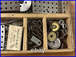 Early Antique Rare Boxed Meccano Set With Instruction Manual