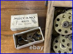 Early Antique Rare Boxed Meccano Set With Instruction Manual