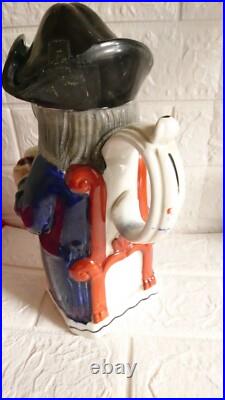 Early Antique Staffordshire Toby Jug. 1793. With Hat Lid. Rare