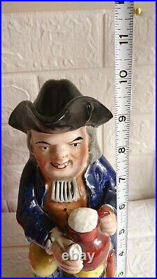 Early Antique Staffordshire Toby Jug. 1793. With Hat Lid. Rare