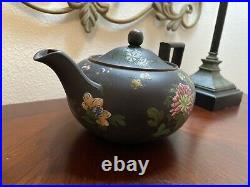 Early Antique Wedgwood Black Basalt Capri Ware Teapot Very Rare Find