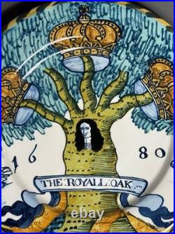 Early English Delft Dish King Charles Royal Collection (rare) Facsimile