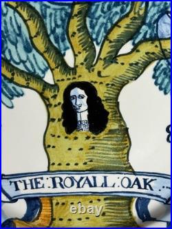 Early English Delft Dish King Charles Royal Collection (rare) Facsimile