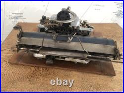 Early Featherweight Blick Typewriter Antique Rare With Original Leather Case