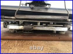 Early Featherweight Blick Typewriter Antique Rare With Original Leather Case