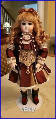 Early French Market Gebruder Kuhnlenz Doll 15 1/2 Rare Mold #28 Closed Mouth