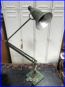 Early Herbert Terry Anglepoise Lamp Three 3 Step Base 1227 1935-38 Vintage Rare