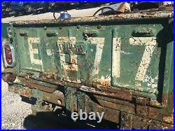 Early Jeep Willys Tailgate Man Cave Wall Hanger Art