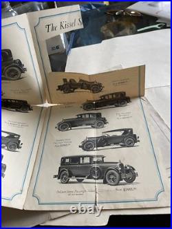 Early Kissel Motor Car Sales Brochure Custom Built Car Rare! Antique Speedster