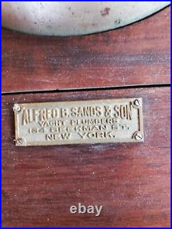 Early Original Rare Maritime Train Yacht Railroad Pullman Sink Alfred Sands Son