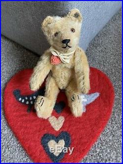 Early RARE Mohair Antique Steiff Bear 8 Long f Ff Button LOOK So NICE! No Res