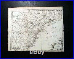 Early & Rare 1776 North AMERICAN Revolutionary War Era Atlantic Coast & more MAP