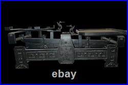 Early Rare Antique Cast Iron Balance Scale 17 Long Heavy Design Marked 5Kg