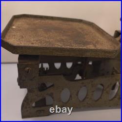 Early Rare Antique Cast Iron Balance Scale 17 Long Heavy Design Marked 5Kg