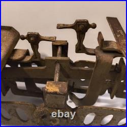 Early Rare Antique Cast Iron Balance Scale 17 Long Heavy Design Marked 5Kg