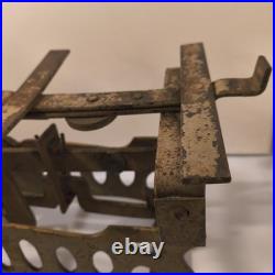 Early Rare Antique Cast Iron Balance Scale 17 Long Heavy Design Marked 5Kg