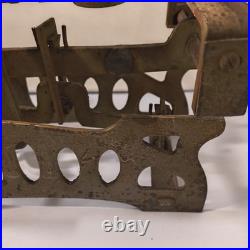 Early Rare Antique Cast Iron Balance Scale 17 Long Heavy Design Marked 5Kg