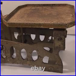 Early Rare Antique Cast Iron Balance Scale 17 Long Heavy Design Marked 5Kg