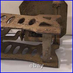 Early Rare Antique Cast Iron Balance Scale 17 Long Heavy Design Marked 5Kg