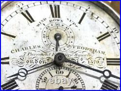 Early Rare Antique Charles Frodsham London Marine Chronometer Fusee Deck Clock