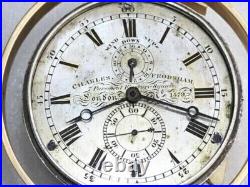 Early Rare Antique Charles Frodsham London Marine Chronometer Fusee Deck Clock