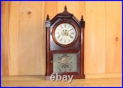 Early Rare Antique Roswell Kimberly Mantle Clock Ansonia Serviced & Running