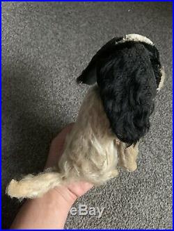 Early Rare Antique Vintage Mohair Schuco Yes No Black & White Dog 1920s 6