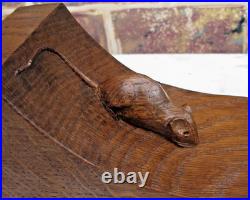 Early Rare Desirable Robert Mouseman Thompson Yorkshire Oak Bookends c. 1940s