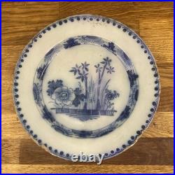 Early Rare English Delftware mid 18th English Plate, Bristol factory, c. 1760 9