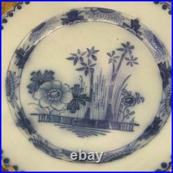 Early Rare English Delftware mid 18th English Plate, Bristol factory, c. 1760 9