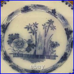 Early Rare English Delftware mid 18th English Plate, Bristol factory, c. 1760 9
