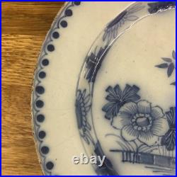 Early Rare English Delftware mid 18th English Plate, Bristol factory, c. 1760 9