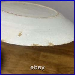 Early Rare English Delftware mid 18th English Plate, Bristol factory, c. 1760 9