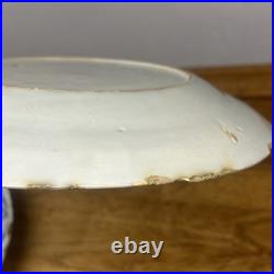 Early Rare English Delftware mid 18th English Plate, Bristol factory, c. 1760 9