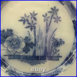 Early Rare English Delftware mid 18th English Plate, Bristol factory, c. 1760 9