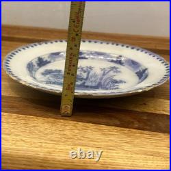 Early Rare English Delftware mid 18th English Plate, Bristol factory, c. 1760 9